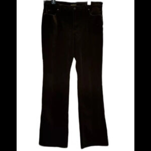 Eddie Bauer Bootcut Velvet Jeans Womens 16T Witchy Goth Boho Western Hippie Y2K